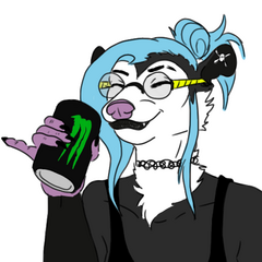 pixel graphic flatcolor bust, telegram sticker